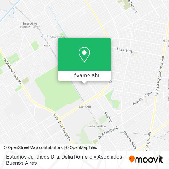 Mapa de Estudios Juridicos-Dra. Delia Romero y Asociados