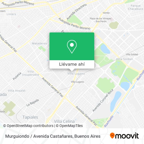 Mapa de Murguiondo / Avenida Castañares