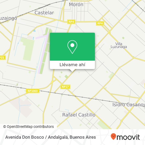 Mapa de Avenida Don Bosco / Andalgalá