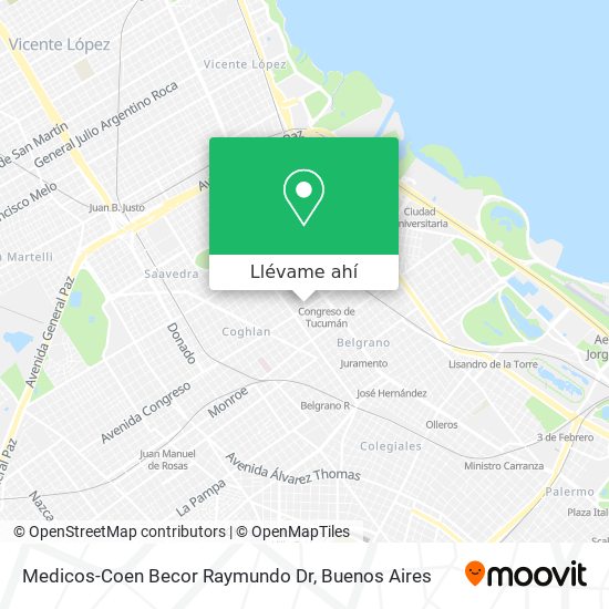 Mapa de Medicos-Coen Becor Raymundo Dr