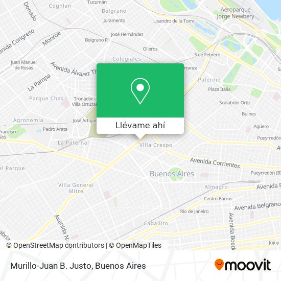 Mapa de Murillo-Juan B. Justo