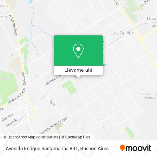 Mapa de Avenida Enrique Santamarina 831