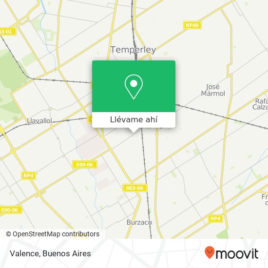 Mapa de Valence