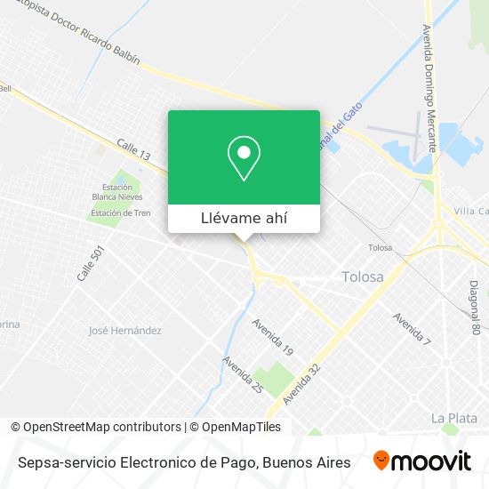 Mapa de Sepsa-servicio Electronico de Pago