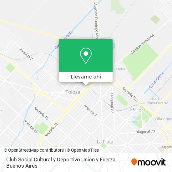 Mapa de Club Social Cultural y Deportivo Unión y Fuerza