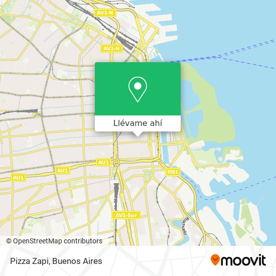 Mapa de Pizza Zapi