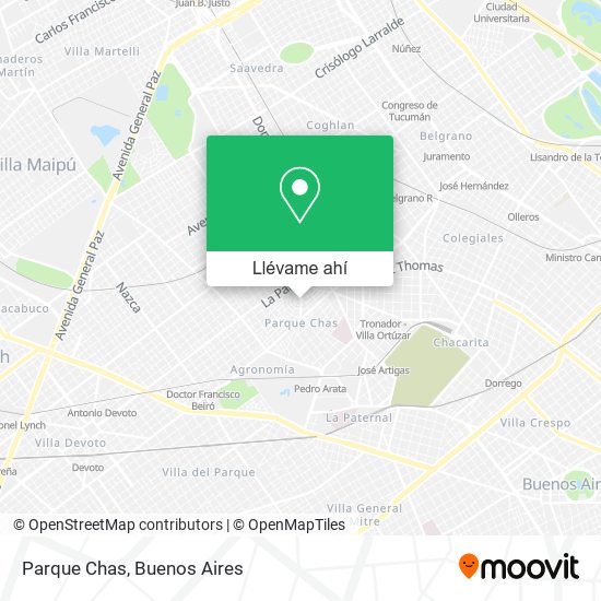 Mapa de Parque Chas