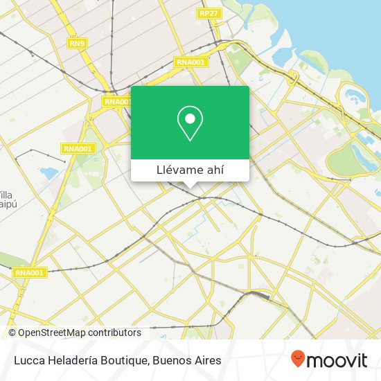 Mapa de Lucca Heladería Boutique