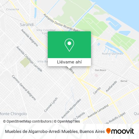 Mapa de Muebles de Algarrobo-Arredi Muebles