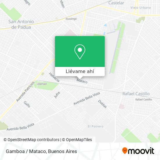 Mapa de Gamboa / Mataco