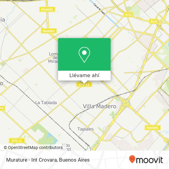 Mapa de Murature - Int Crovara