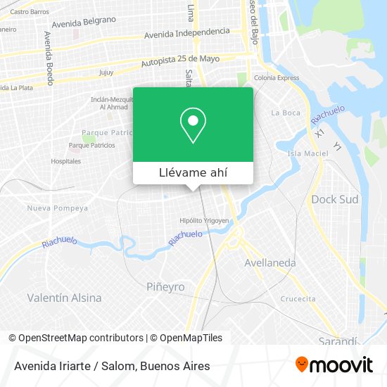 Mapa de Avenida Iriarte / Salom