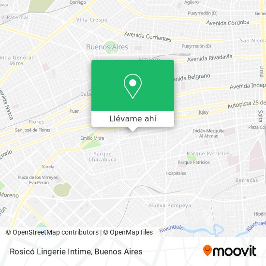 Mapa de Rosicó Lingerie Intime