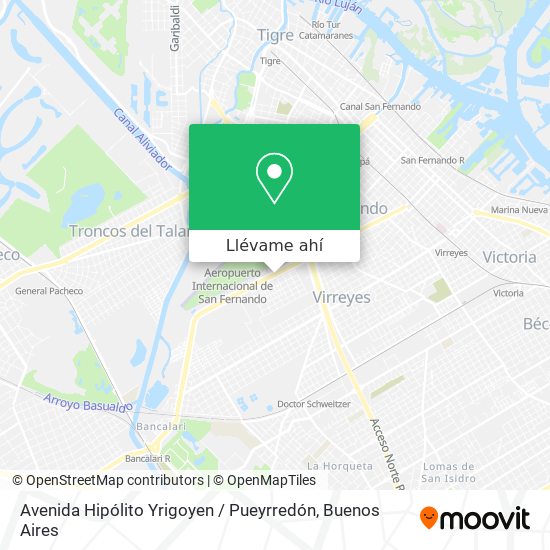 Mapa de Avenida Hipólito Yrigoyen / Pueyrredón
