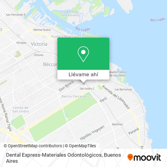 Mapa de Dental Express-Materiales Odontológicos