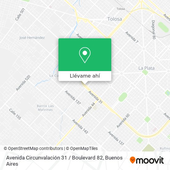 Mapa de Avenida Circunvalación 31 / Boulevard 82