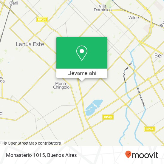 Mapa de Monasterio 1015