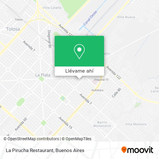 Mapa de La Pirucha Restaurant