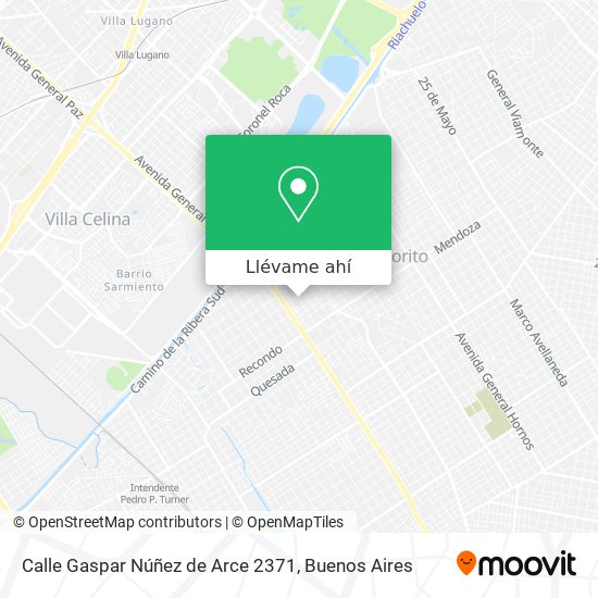 Mapa de Calle Gaspar Núñez de Arce 2371