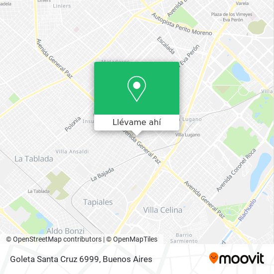 Mapa de Goleta Santa Cruz 6999
