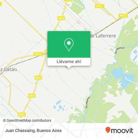 Mapa de Juan Chassaing