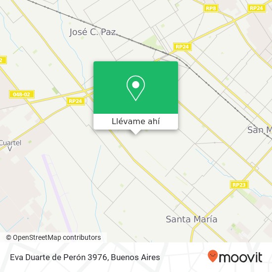 Mapa de Eva Duarte de Perón 3976