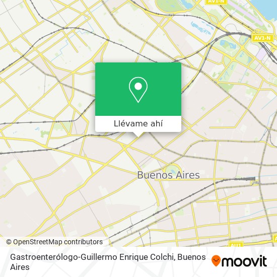 Mapa de Gastroenterólogo-Guillermo Enrique Colchi
