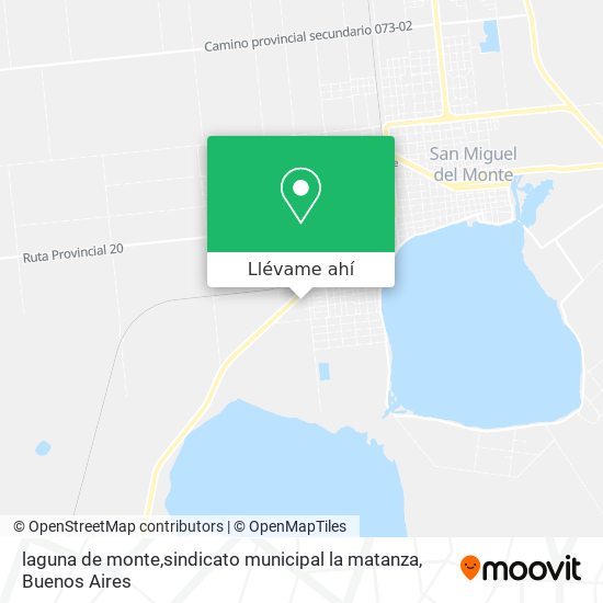 Mapa de laguna de monte,sindicato municipal la matanza