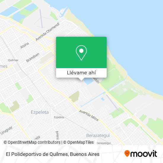 Mapa de El Polideportivo de Quilmes