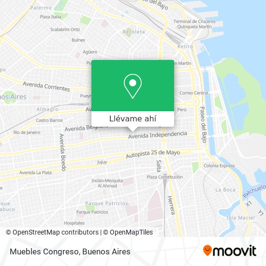 Mapa de Muebles Congreso