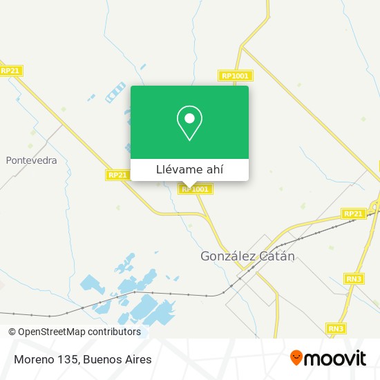 Mapa de Moreno 135