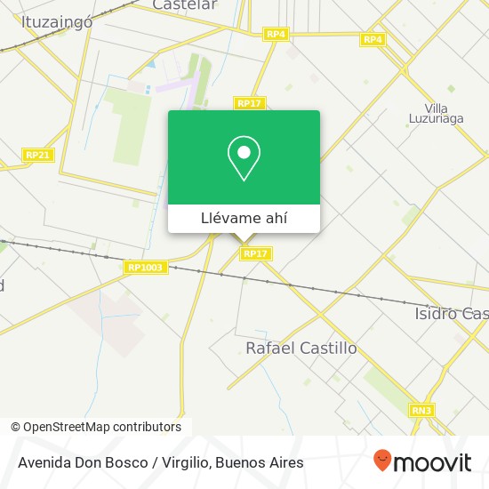 Mapa de Avenida Don Bosco / Virgilio