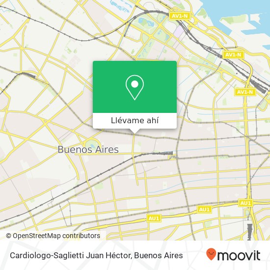 Mapa de Cardiologo-Saglietti Juan Héctor