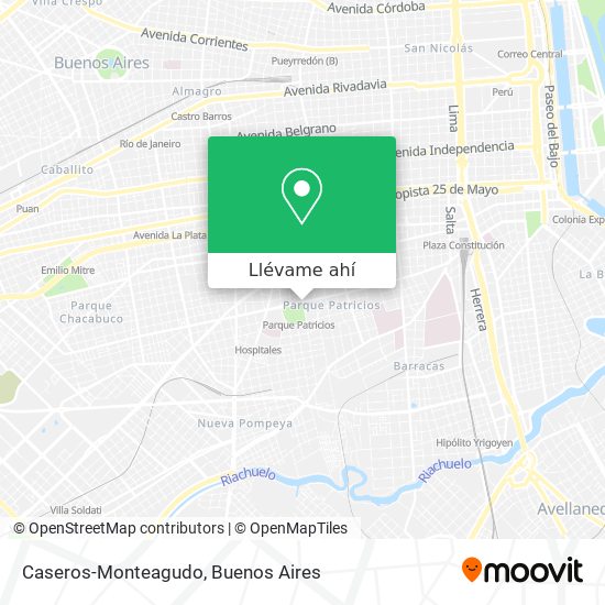 Mapa de Caseros-Monteagudo