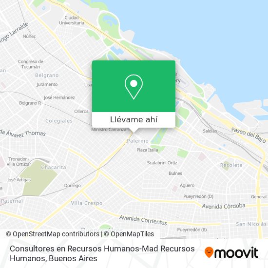 Mapa de Consultores en Recursos Humanos-Mad Recursos Humanos