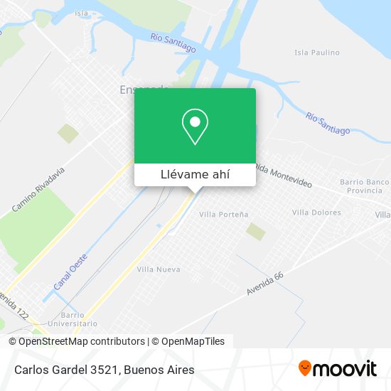 Mapa de Carlos Gardel 3521