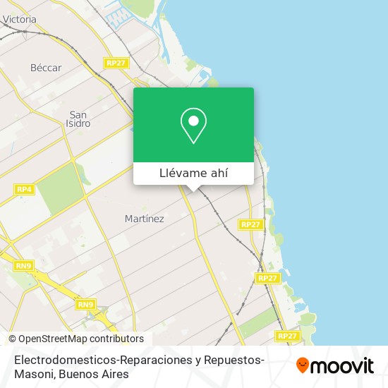Mapa de Electrodomesticos-Reparaciones y Repuestos-Masoni