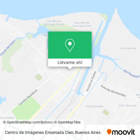 Mapa de Centro de Imágenes Ensenada Cien