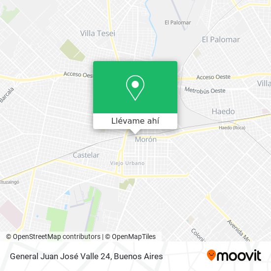 Mapa de General Juan José Valle 24