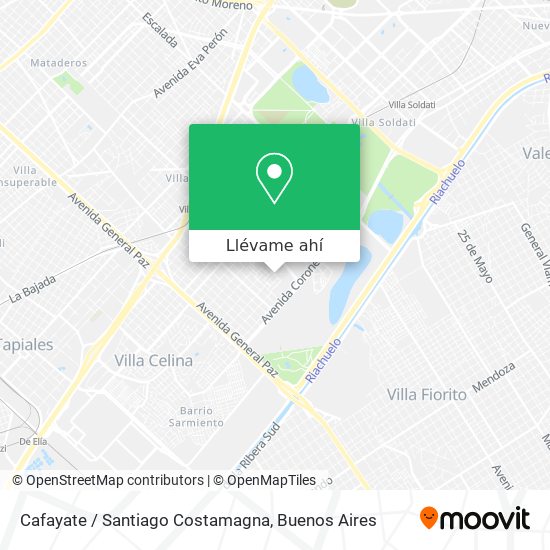 Mapa de Cafayate / Santiago Costamagna