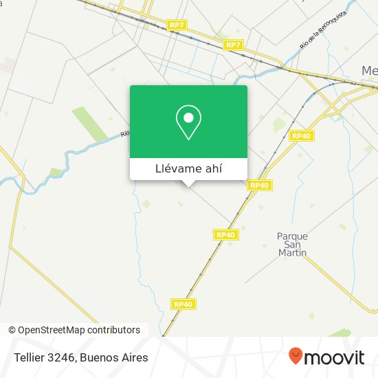 Mapa de Tellier 3246