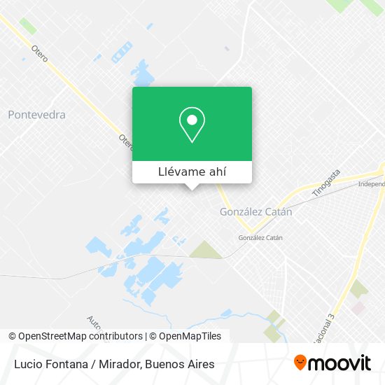 Mapa de Lucio Fontana / Mirador