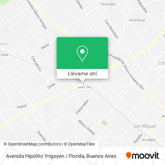 Mapa de Avenida Hipólito Yrigoyen / Florida
