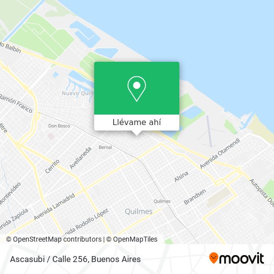 Mapa de Ascasubi / Calle 256