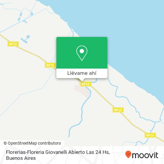 Mapa de Florerias-Floreria Giovanelli Abierto Las 24 Hs