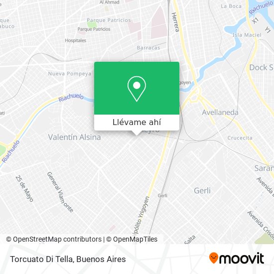 Mapa de Torcuato Di Tella