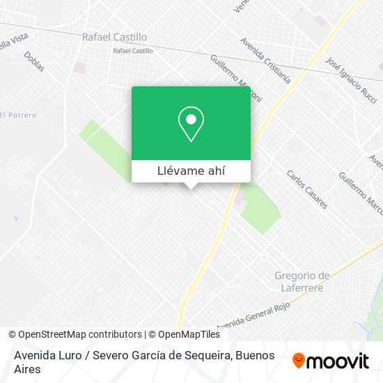 Mapa de Avenida Luro / Severo García de Sequeira