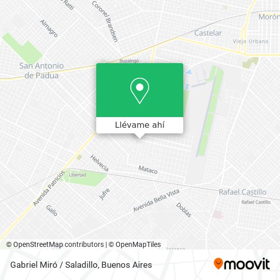 Mapa de Gabriel Miró / Saladillo