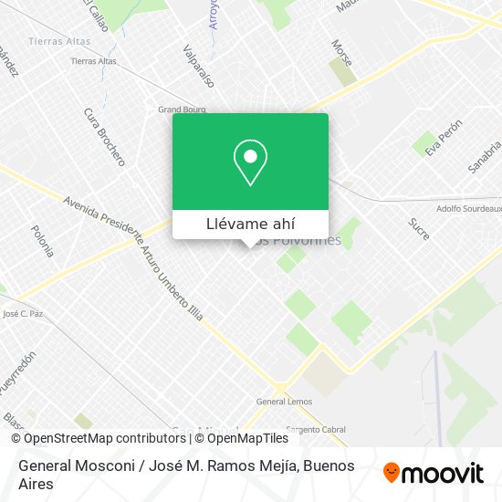 Mapa de General Mosconi / José M. Ramos Mejía