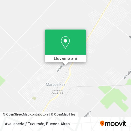 Mapa de Avellaneda / Tucumán